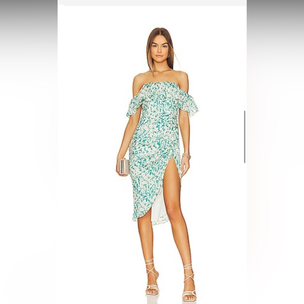 Floral Off-Shoulder Dress